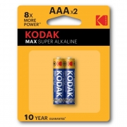  AAA Kodak MAX LR03-2BL, Alkaline, 2 (K3A-2)