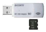 ����� ������ Memory Stick Micro M2 1 Gb Sony + USB Reader