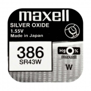  Maxell SR43SW 386, 301, G12 1.55V, 1 , 