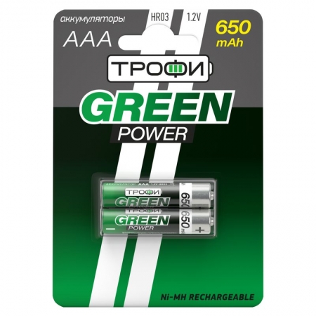  AAA  Green Power HR03-2BL 650/ Ni-Mh, 2, 