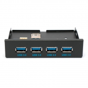   3.5  4  USB 3.0, Gembird FP3.5-USB3-4A