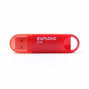 32Gb Exployd 570 Red USB 2.0 (EX-32GB-570-Red)