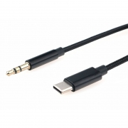 - USB Type C(m) - 3.5 plug, 1 , , Cablexpert (CCAB-CM35M-1M-B)