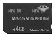 ����� ������ Memory Stick Duo Pro 4 Gb Silicon Power