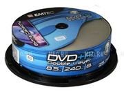 DVD+R EMTEC 8,5 Gb 8x DL, Cake Box, 25��