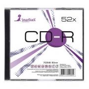 Диск CD-R SMARTTRACK 700Mb 52x, Slim Case (ST000150)