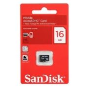   Micro SDHC 16Gb SanDisk Class 4   (SDSDQM-016G-B35)