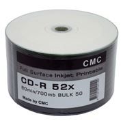 Диск CD-R CMC Full Ink Printable 700 Mb, Bulk, 50 шт