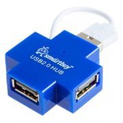 HUB 4-port Smartbuy SBHA-6900-B Blue USB2.0