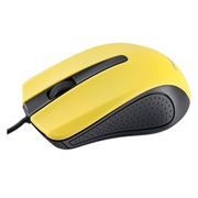 Мышь Perfeo Rainbow PF-353-OP-Y, чёрно-желтая, USB (PF_3443)