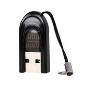 Карт-ридер внешний USB Smartbuy SBR-710-K Black, microSD