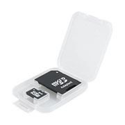 Пластиковый футляр для карты памяти SD и micro SD