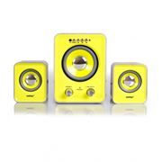 Колонки 2.1 SmartBuy BUZZ с MP3 плеером, черно-желтые (SBA-2610)