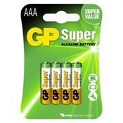 Батарейка AAA GP Super Alkaline LR03, 4 шт, блистер (24A-CR4)