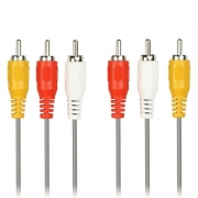  / 3 RCA plug - 3 RCA plug, 5 , Smartbuy (KA-235-100)