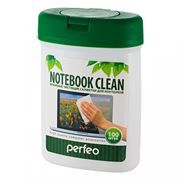 Салфетки влажные Perfeo Notebook Clean для очистки ноутбука в тубе 100шт (PF-T/NBmini-100)