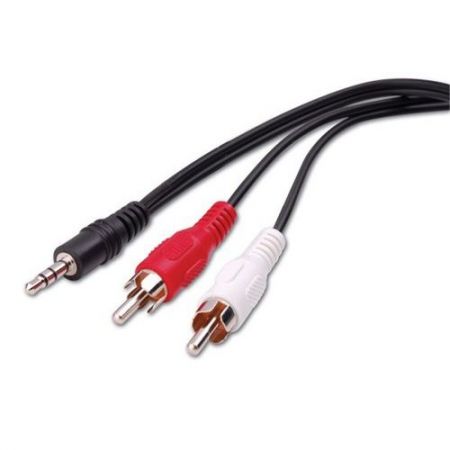   3.5 stereo plug -> 2 RCA plug, 5 , Cablexpert (CCA-458-5M)