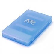 Внешний контейнер для 2.5 HDD S-ATA AgeStar SUBCP1, пластик, синий, USB 2.0