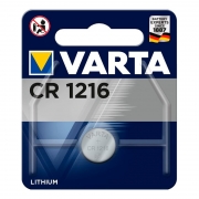 Батарейка CR1216 VARTA, 1 шт, блистер