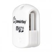Карт-ридер внешний USB Smartbuy SBR-706-W White, microSD/microSDHC