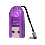 Карт-ридер внешний USB Smartbuy SBR-710-F Violet, microSD