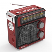  Ritmix RPR-202 Red, FM/MW/SW, MP3, 