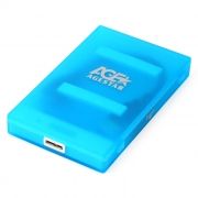 Внешний контейнер для 2.5 HDD S-ATA AgeStar 3UBCP1-6G, пластик, синий, USB 3.0