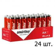 Батарейка AA Smartbuy LR6/4S Ultra Alkaline, термопленка, упаковка 24 шт (SBBA-2A24S)