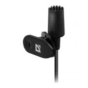 Микрофон Defender MIC-109 черный, на прищепке (64109)