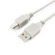 Кабель USB 2.0 Am=>Bm - 1.8 м, серый, GEMBIRD (CC-USB2-AMBM-6)