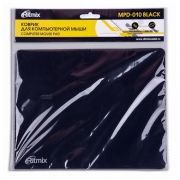 Коврик для мыши Ritmix MPD-010, черный, 220x180x3 мм