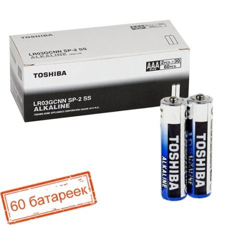  AAA Toshiba LR03/2SH Alkaline, 60 , 