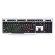 Клавиатура игровая Smartbuy Rush SBK-333U-WK USB, белая/черная, подсветка