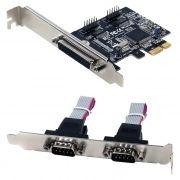 PCI-E контроллер 2 внешних порта COM DB9M и 1 внешний LPT, Orient XWT-PE2S1PV1 (OEM)