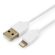 Кабель USB 2.0 Am=>Apple 8 pin Lightning, 1.8 м, белый, Гарнизон (GCC-USB2-AP2-6-W)