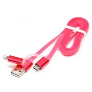  USB 2.0 Am=>micro B + Lightning - 1.0 , , , , Cablexpert (CC-mAPUSB2pk1m)