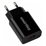 Зарядное устройство SmartBuy FLASH, QC3.0 3A, USB, черное (SBP-1030)