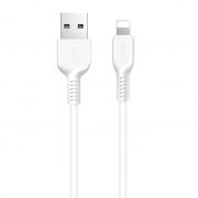 Кабель USB 2.0 Am=>Apple 8 pin Lightning, 2.0 м, белый, Hoco X20
