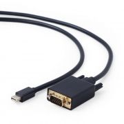 Кабель mini DisplayPort/M - VGA/M, 1.8 м, черный, Cablexpert (CC-mDPM-VGAM-6)