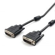 Кабель DVI-D Dual link (24+1) 4.5 м, экран, 2 фильтра, черный, Cablexpert (CC-DVI2L-BK-15)