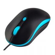 Мышь Perfeo Mount, черно-голубая, USB (PF_A4510)