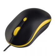 Мышь Perfeo Mount, черно-желтая, USB (PF_A4511)