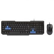 Игровой комплект Smartbuy ONE SBC-230346-KB, клавиатура+мышь, черно-синий, USB