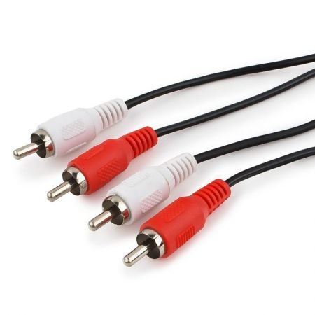  / 2 RCA plug - 2 RCA plug, 1.8 , Cablexpert (CCA-2R2R-6)