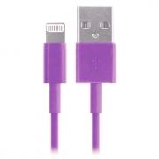 Кабель USB 2.0 Am=>Apple 8 pin Lightning, 1.2 м, фиолетовый, Smartbuy (iK-512c violet)