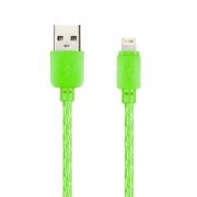 Кабель USB 2.0 Am=>Apple 8 pin Lightning, 1 м, зеленый, SmartBuy (ik-512SPS green)