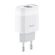 Зарядное устройство Hoco C73A 2.4А 2xUSB, белое
