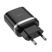 Зарядное устройство Hoco C12Q QC3.0 3А USB, чёрное