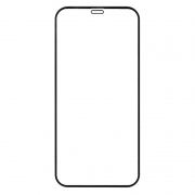 Защитное стекло для экрана iPhone 12 mini (5.4), Full Screen, чёрное, Perfeo (PF_B4952)