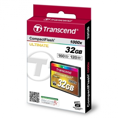 ����� ������ CompactFlash 32Gb Transcend 1000x (TS32GCF1000)